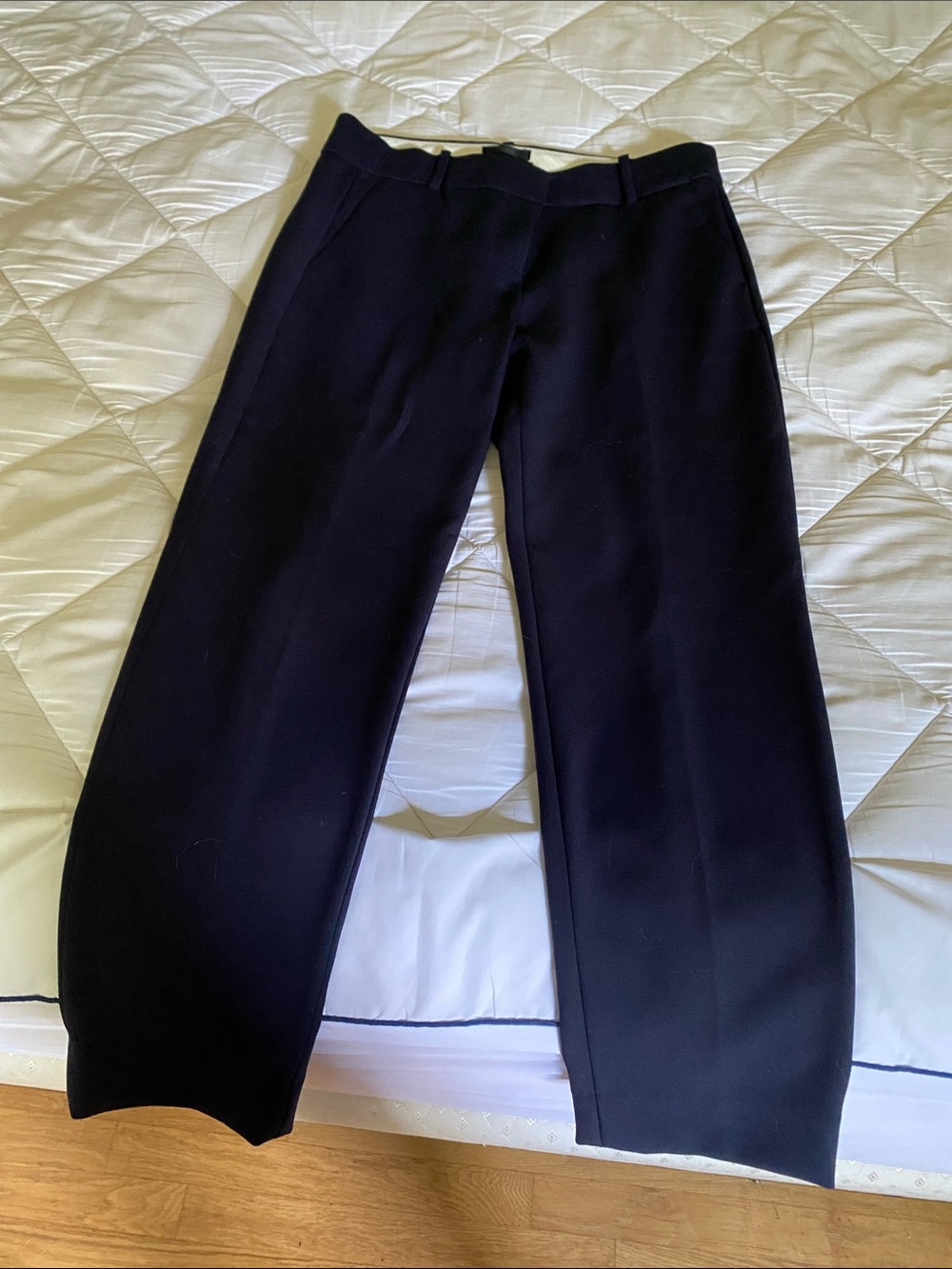 Womens J. crew Cameron navy blue Dress Pants